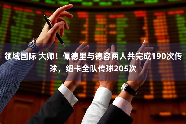 领域国际 大师！佩德里与德容两人共完成190次传球，纽卡全队传球205次