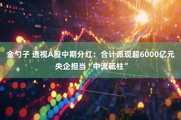 金勺子 透视A股中期分红：合计派现超6000亿元 央企担当“中流砥柱”