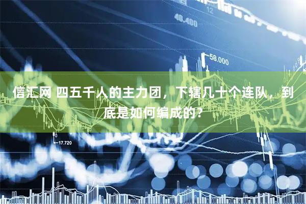 信汇网 四五千人的主力团，下辖几十个连队，到底是如何编成的？